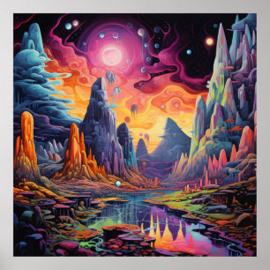 Landscapes inviting introspect poster