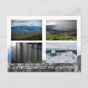 Landscapes of cyprus postcard