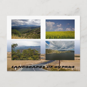 Landscapes of Cyprus postcard
