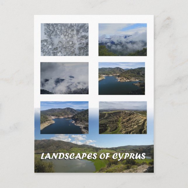 Landscapes of Cyprus postcard (Front)