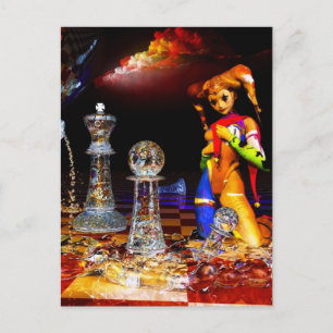 Landscapes sea hawaii cruise chess art postcard