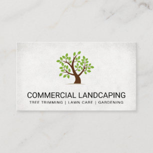 Landscaping Architect   Tree Logo Business Card