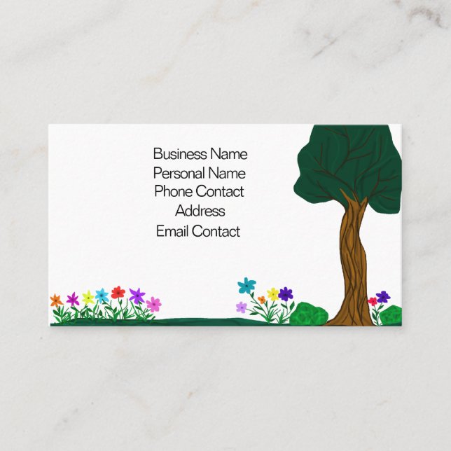 Landscaping Business Card (Front)