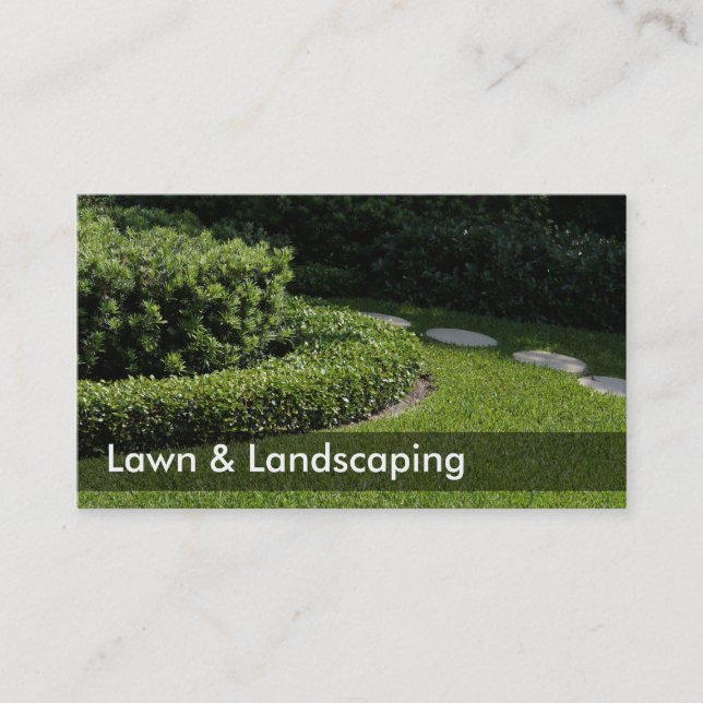 Landscaping Business Cards (Front)