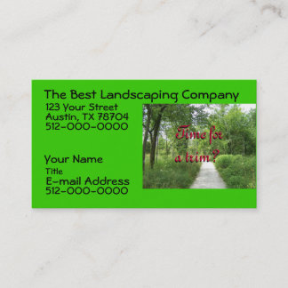 Landscaping Business Flyers Business Card