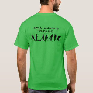 Landscaping Business Logo Work Shirts