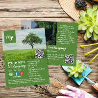 landscaping gardener tree surgeon arborist flyer