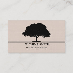 Landscaping Lawn Care Gardener Business Card