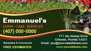 Yard Work Business Cards Profile Cards Zazzle Ca