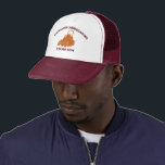 Landscaping Lawn Mowing Business Personalized Trucker Hat<br><div class="desc">Promote your landscaping or lawn mowing business or give you and your employees a professional look while you're on the job with this personalized baseball cat. The hat features an illustration of a commercial style ride-on lawn mower in orange with your business name and phone number (or whatever information you...</div>