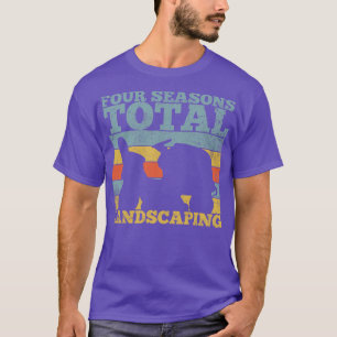 Landscaping Lawn Mowing Vintage T-Shirt