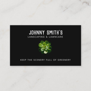 Landscaping & Lawncare Slogans Business Cards