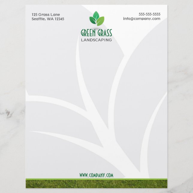 Landscaping Professional Letterhead (Front)
