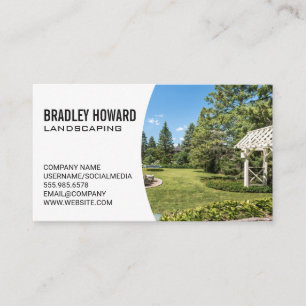 Landscaping   Residence Backyard Business Card