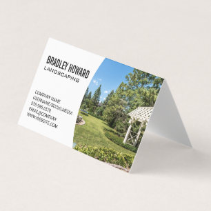 Landscaping   Residence Backyard Business Card