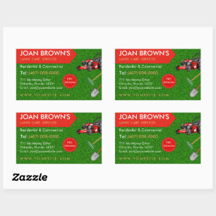 Landscaping Services Lawn Care Gardening Sticker