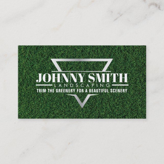 Landscaping Slogans Business Cards (Front)