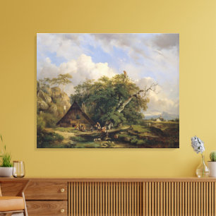 Landschaft bei Gutenstein – Dominik Schufried Canvas Print