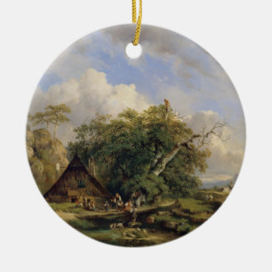 Landschaft bei Gutenstein – Dominik Schufried Ceramic Ornament