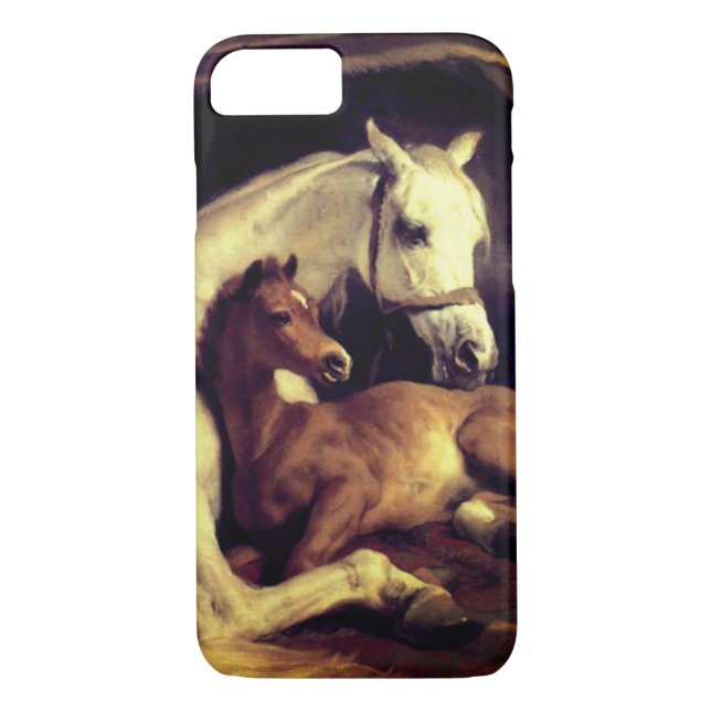 Landseer Horses Case-Mate iPhone Case (Back)