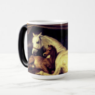Landseer Horses Magic Mug