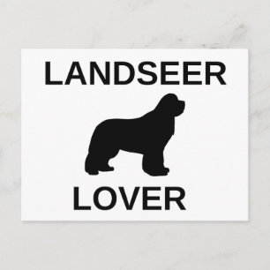 landseer lover postcard