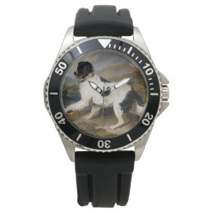 Landseer Newfoundland Dog (Black and White Animal) Watch