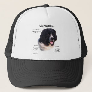 Landseer Newfoundland History; I love Newfies Trucker Hat