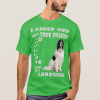 Landseer Newfoundland Saying Mom Dad Print, Newfie
