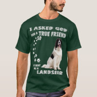 Landseer Newfoundland Saying Mom Dad Print Newfie