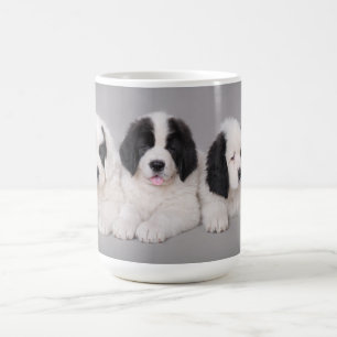 Landseer puppy coffee mug