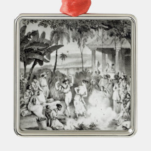 Landu Dance Metal Ornament