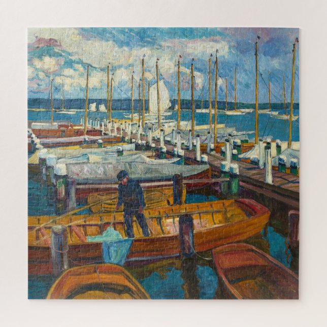 Landungssteg am Wannsee | Philipp Franck Jigsaw Puzzle (Vertical)