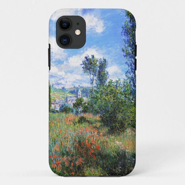 Lane in  Poppy Fields Saint-Martin Claude Monet Case-Mate iPhone Case (Back)