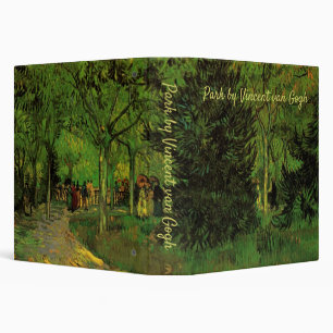 Lane in Public Garden, Arles by Vincent van Gogh Binder
