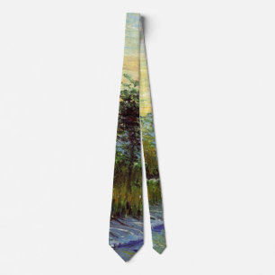 Lane in Voyer d'Argenson Park by Vincent van Gogh Tie
