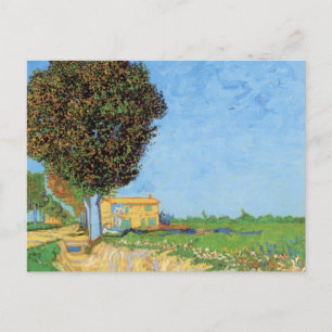 Lane Near Arles by Vincent van Gogh Postcard
