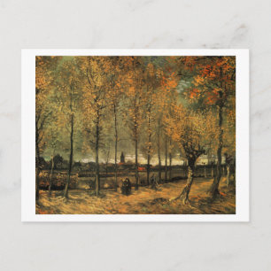 Lane with Poplars, Vincent van Gogh Postcard