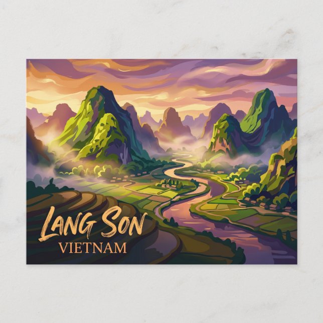 Lang Son Vietnam Postcard (Front)