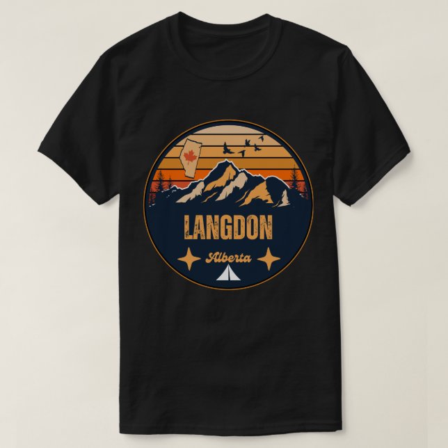 Langdon, Alberta T-Shirt (Design Front)