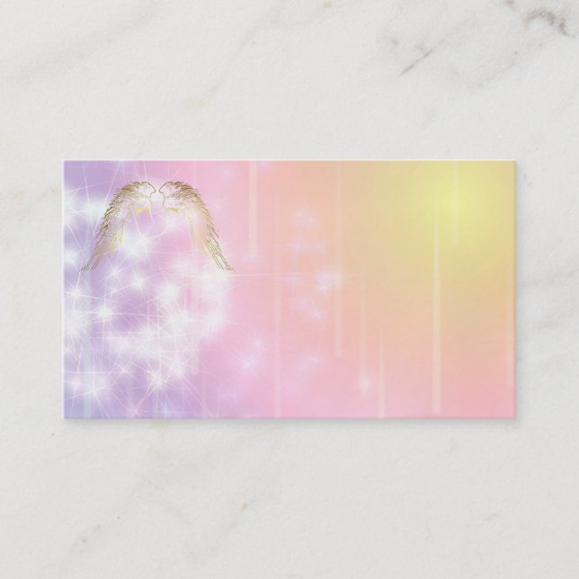 L'ange d'aura s'envole les cartes de visite (Devant)