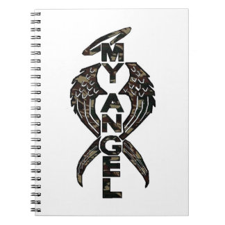 L'ange de camouflage s'envole le carnet de notes à