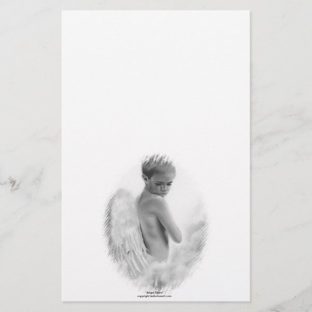 L'ange déchire la papeterie (Devant)