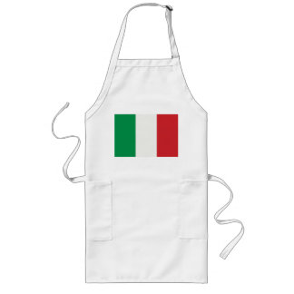 Lange Küchenschürze mit Italien Fahne Long Apron
