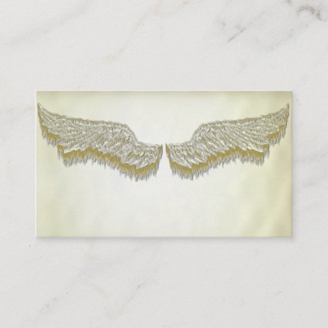 L'ange s'envole des cartes de visite de chant (Devant)