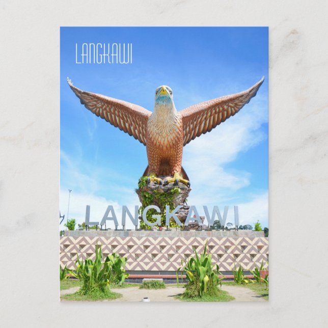 Langkawi Eagle Sculpture Malaysia Travel Card (Front)