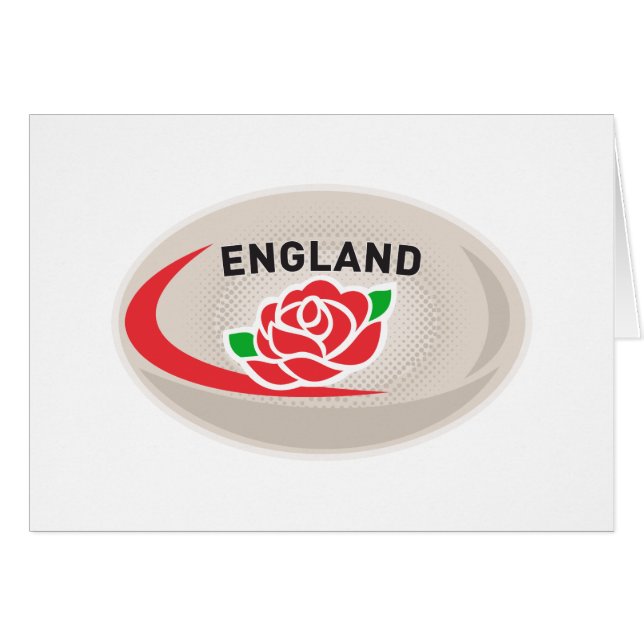 L'anglais de l'Angleterre de boule de rugby s'est (Devant horizontal)
