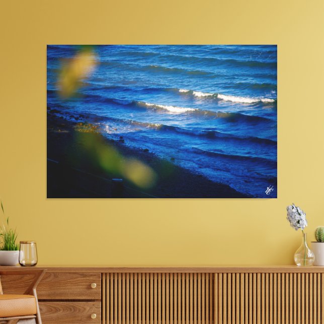 Langley waterfront #3 canvas print (Insitu(LivingRoom))