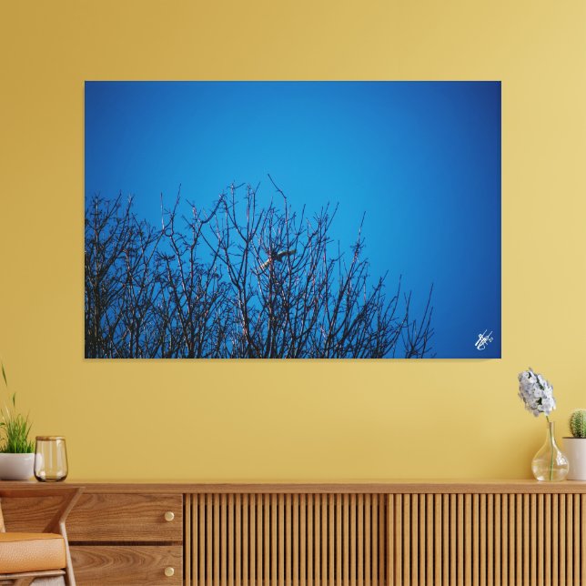 Langley waterfront #8 canvas print (Insitu(LivingRoom))