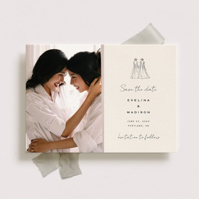 Langley Wedding Two Brides Save The Date (Creator Uploaded)